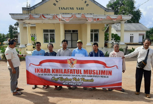 Jamaah Khilafatul Muslimin di Mesuji Ucapkan Ikrar Janji, Begini Isinya