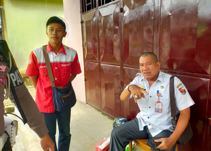 Terjerat Kabel Telkom, Pengendara Motor Tersungkur Hingga Menyebabkan Luka