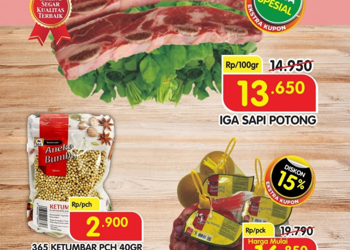 Bahan Utama Sup Konro Lagi Promo Superindo, Sajian Spesial Saat Lebaran