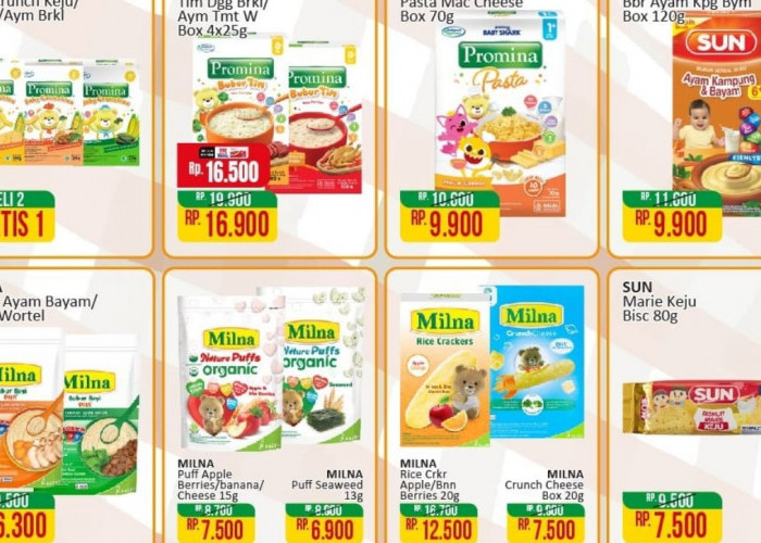 Babyfoods Fair! Promo Makanan Bayi di Alfamart, Dijamin Murah dan Berkualitas