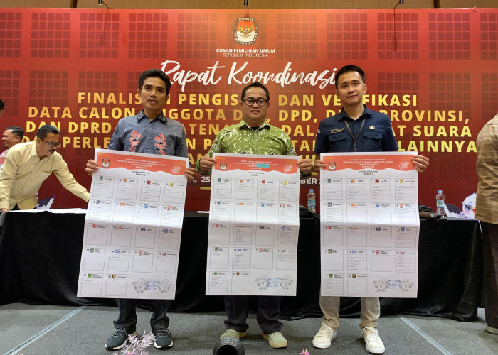 KPU Mesuji Finalisasi dan Validasi Surat Suara untuk Pemilu 2024