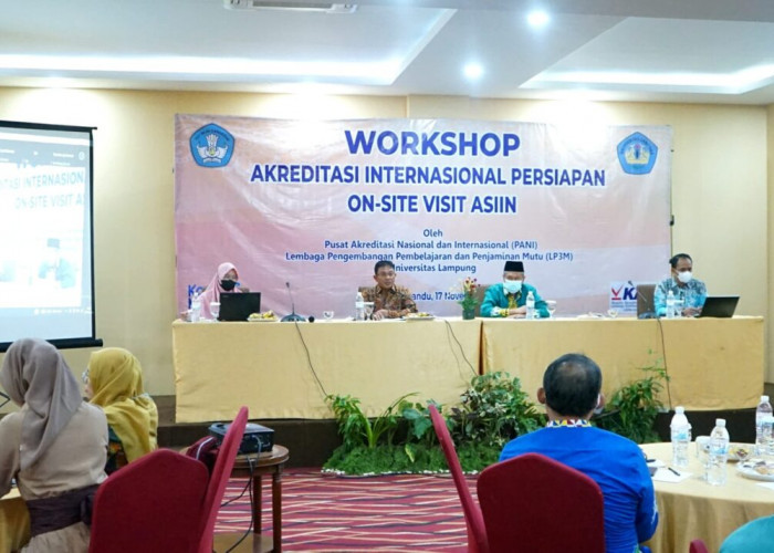 Tujuh Prodi di Unila Ikuti Workshop Persiapan On-Site Visit ASIIN 2022