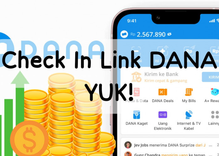 Sambil Main Hp Check In Link DANA Kaget, Dapatkan Langsung Saldo Gratis Rp 300.000 Masuk Dompet Digital