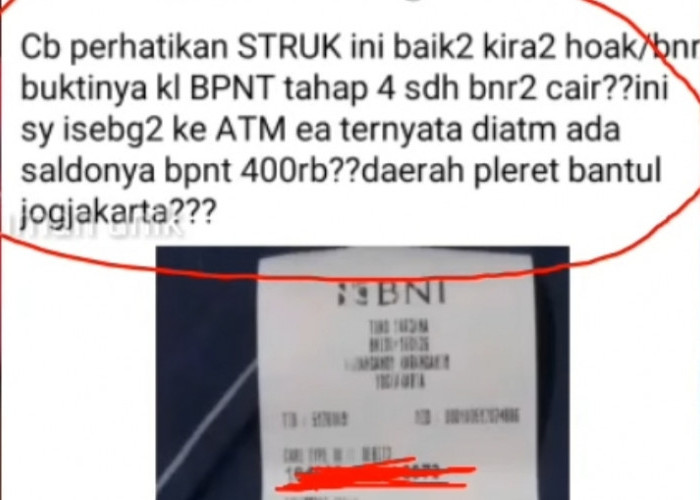 Kejutan, Saldo Masuk 400 Ribu KKS Bank BNI Wilayah Ini, Benarkah Ini BPNT Tahap 4?