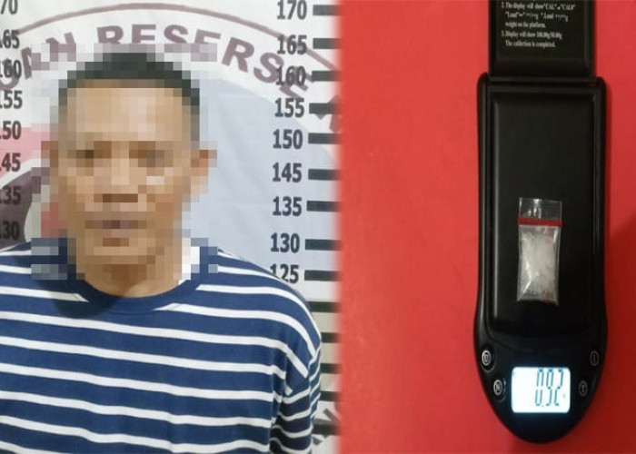 Kantongi Sabu, Warga Gunung Batin Diciduk Polres Tulang Bawang