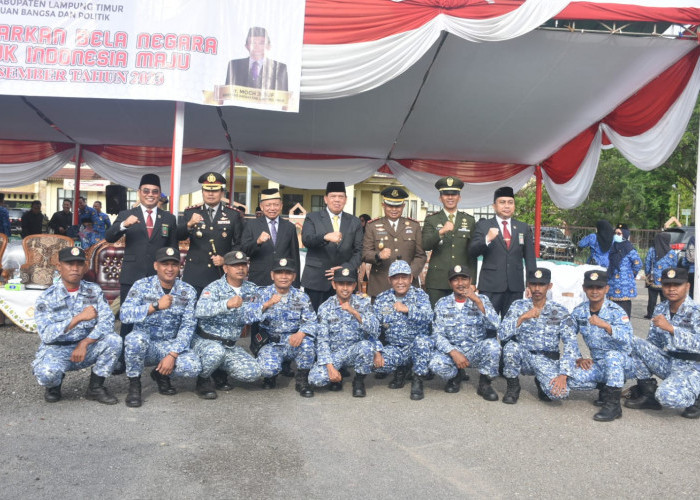 Begini Pesan Bupati Lampung Timur Pada Peringatan Hari Bela Negara