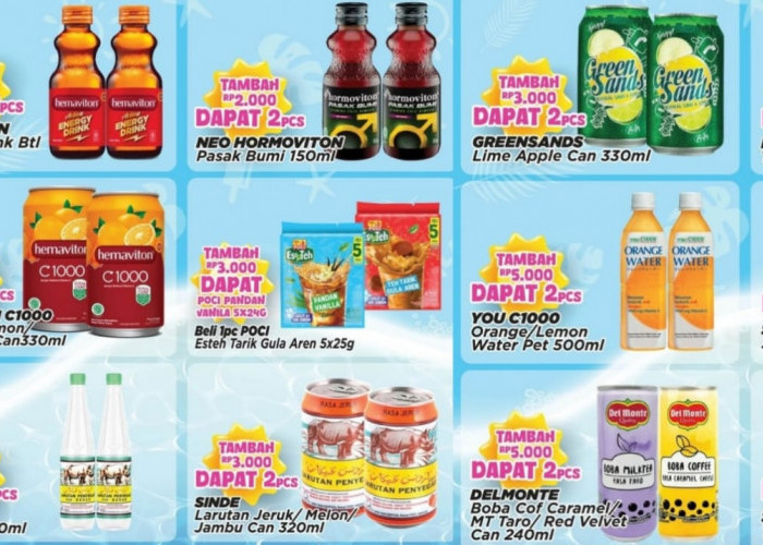 Balikin Mood Dengan Belanja Murah Produk Minuman Favorit di Alfamart, Tambah Sedikit Dapat Banyak!
