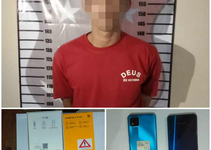 Lengah, Pencuri Curi Dua Handphone Dalam Rumah