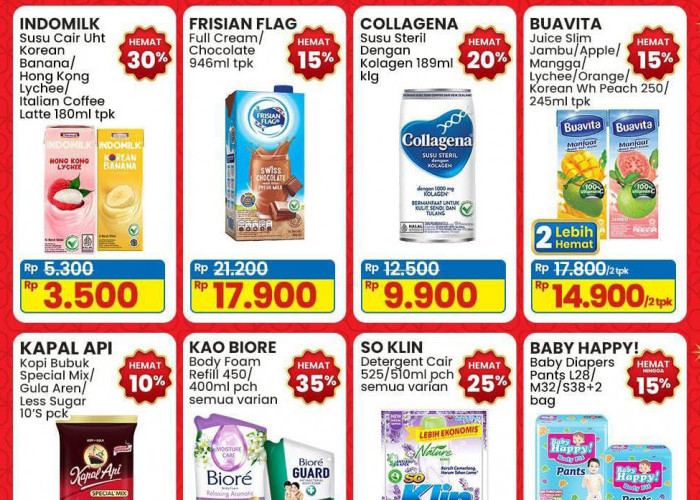 Promo Indomaret Lebaran Semakin Hemat, Nikmati Diskon Spesial Minuman Idul Fitri Rp 3 Ribu