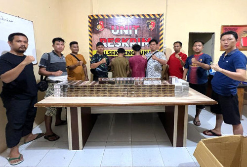 Empat Pencuri Ditangkap, BB 142 Pak Rokok   