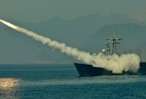 Usai Mengepung, Tiongkok Tembak Proyektil ke Selat Taiwan