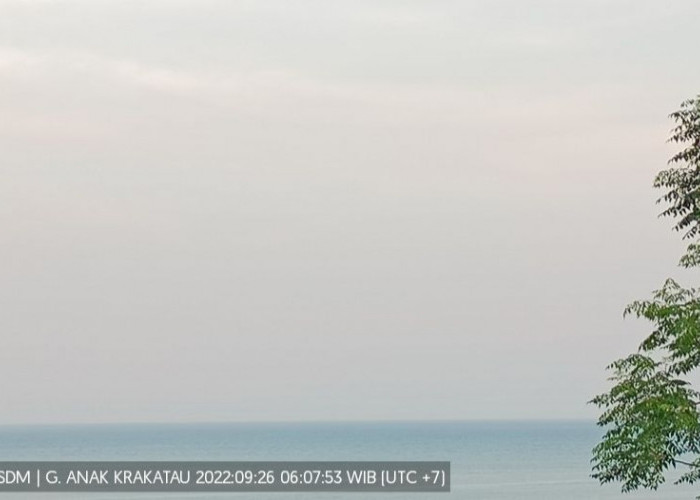 Kondisi Gunung Anak Krakatau : Alami Gempa Tremor Menerus pada Senin 26 September 2022