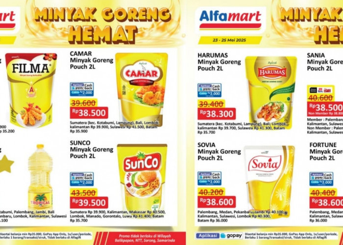 Promo Minyak Goreng Murah di Alfamart Segera Berakhir, Borong Sekarang Supaya Stok Aman Sampai Gajian