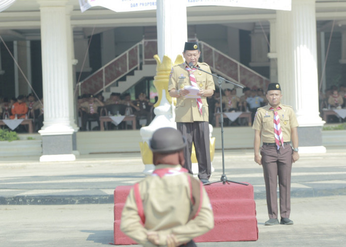 Pj Bupati Tulang Bawang Harap Gerakan Pramuka Dukung Pembangunan Daerah