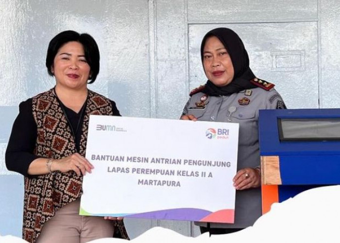 BRI Bantu Mesin Antrean untuk Lapas Perempuan Martapura