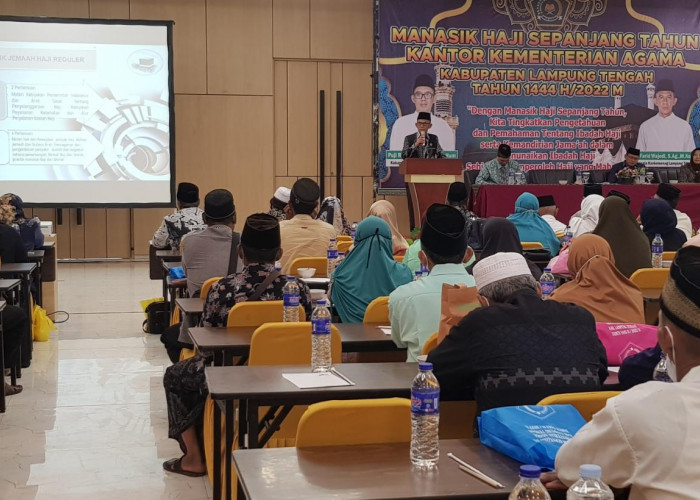 Manasik Haji Sepanjang Tahun, Kapan Pun CJH di Lampung Tengah Bisa Mendapat Bimbingan  