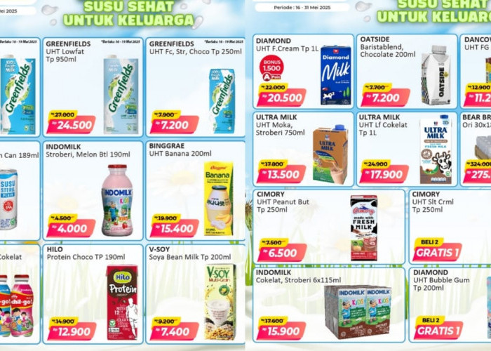 Milk Fair Alfamart! Borong Produk Susu Sehat Untuk Keluarga Dengan Harga Hemat, Ini Katalognya