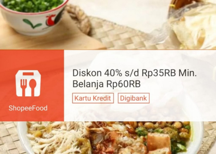 Sarapan Hemat Hingga Rp35 Ribu Dengan Digibank Pakai Promo ShopeeFood Hari Ini, Klaim Vouchernya Sekarang!