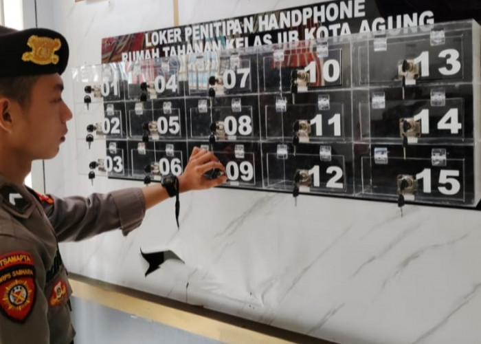 Kembali Berinovasi, Rutan Kotaagung Terapkan Loker Penitipan Barang dan HP 