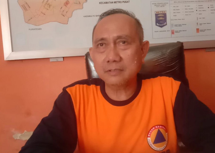 BPBD Kota Metro Ingatkan Masyarakat Jaga Drainase dari Sampah