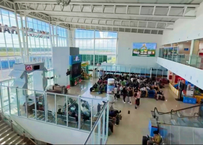 H+3 Lebaran, Pergerakan Penumpang di Bandara Radin Inten II Tembus 42.571 Orang, Meningkatkan 40 Persen