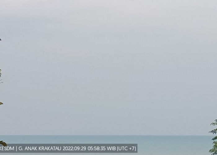 Kondisi Gunung Anak Krakatau : Alami Gempa Tremor Menerus pada Kamis 29 September 2022