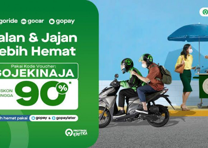 Kode Promo Gojek Terbaru, Diskonnya Sampai 90 Persen!