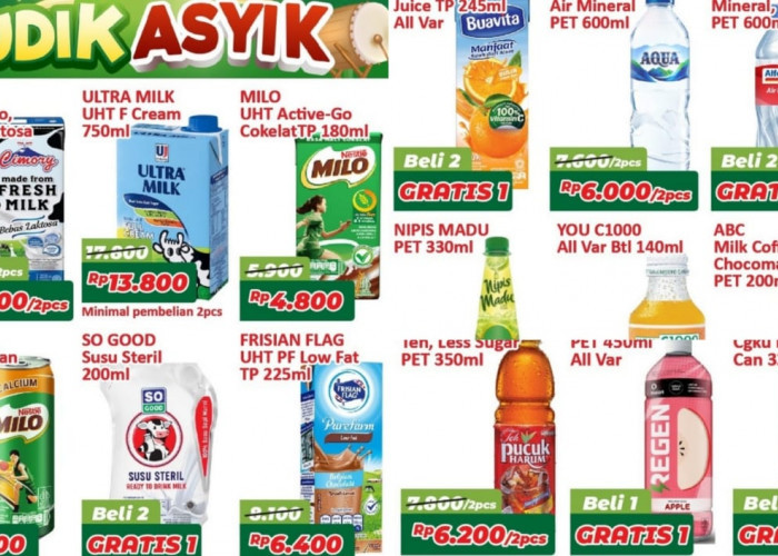 Promo Minuman Lezat di Alfamart Untuk Perjalanan Mudik Lebih Menyenangkan, Cek Katalognya