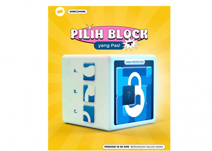 Menangkan Hadiah Saldo DANA Berlangsung Sampai 20 April 2025 mendatang, Pilih Block Yang Pas