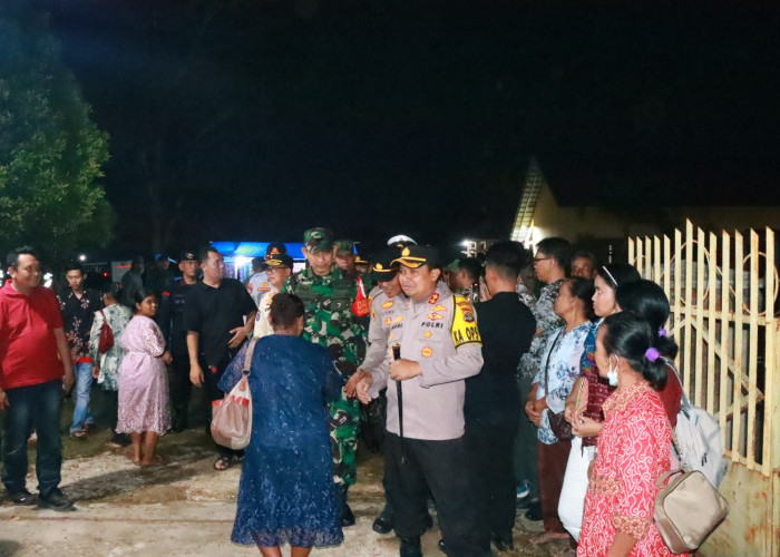 Amankan Perayaan Malam Natal, Polres dan Kodim 0429 Lamtim Gelar Patroli Skala Besar