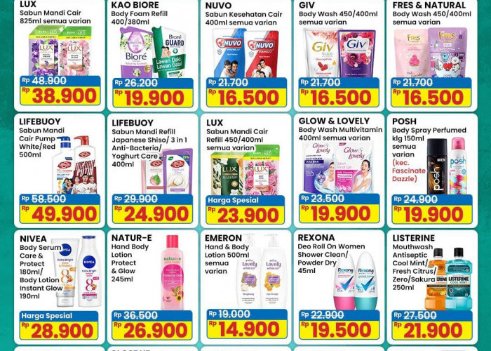 Serbu Promo Indomaret Personal Care Super Murah, Ada Diskon Pasta Gigi Rp 14 Ribu