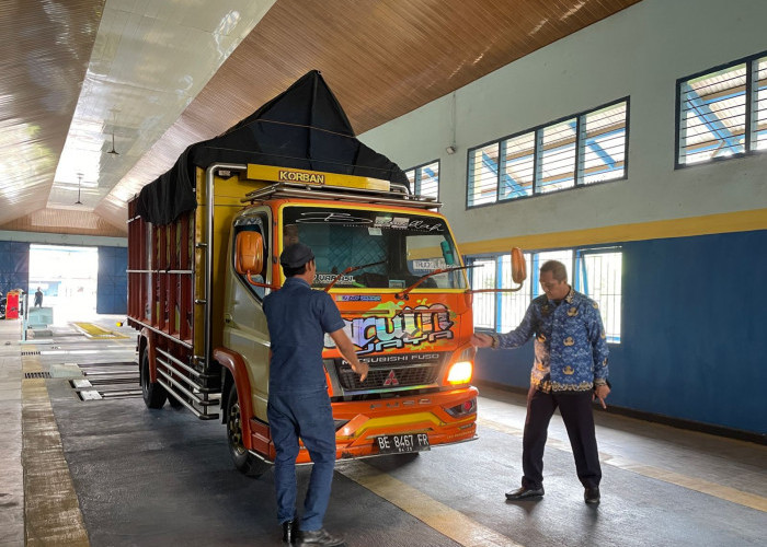 Jumlah Kendaraan yang Uji KIR di Dishub Metro Triwulan 1 Menurun