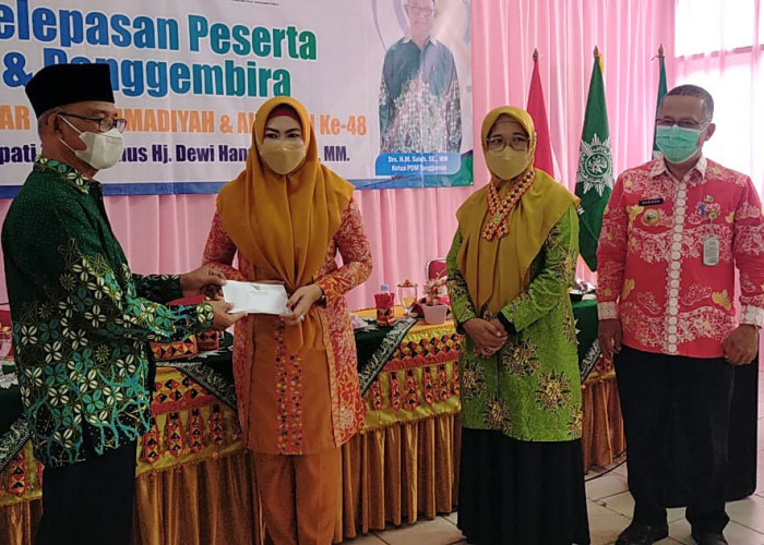 Hadiri Pelepasan Peserta Muktamar Muhammadiyah dan Aisyiyah Ke-48, Ini Pesan Bupati Tanggamus