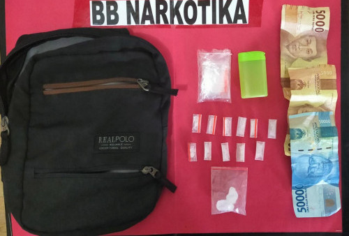 Polres Lampung Timur Amankan Pembawa 6 Gram Sabu- Sabu