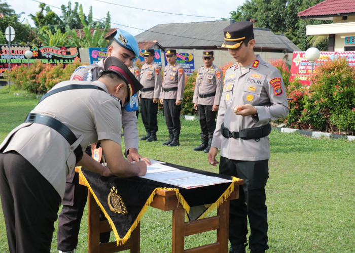 Kapolres Tulang Bawang Lantik 5 Pejabat Baru, Kasat Reskrim dan Kasat Lantas Berganti