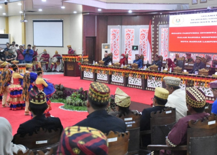 Sidang Paripurna Istimewa, DPRD: Jadikan HUT Bandar Lampung ke 341 Lebih Sehat, Cerdas dan Berdaya Saing