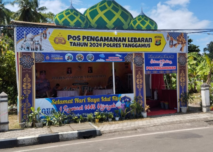 Amankan Mudik Lebaran 2024, Polres Tanggamus Dirikan Tiga Pospam dan Posyan 