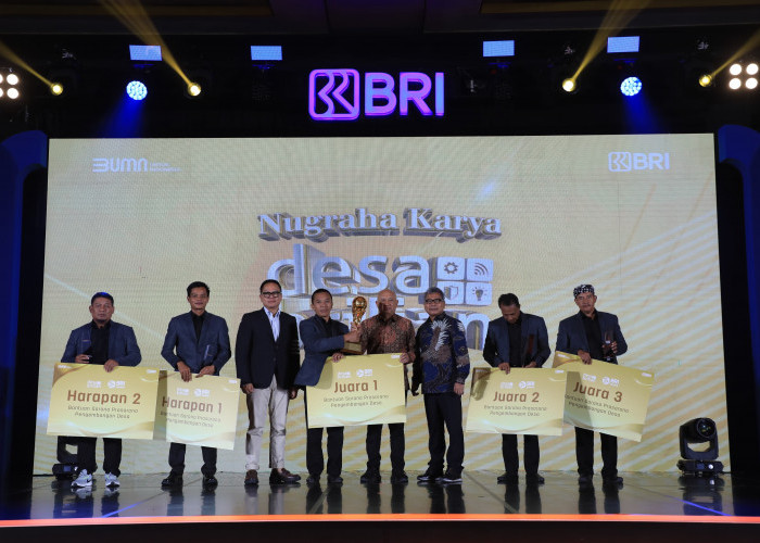 BRI Berikan Rp 1 Miliar Kepada Juara Umum Nugraha Karya Desa BRILiaN