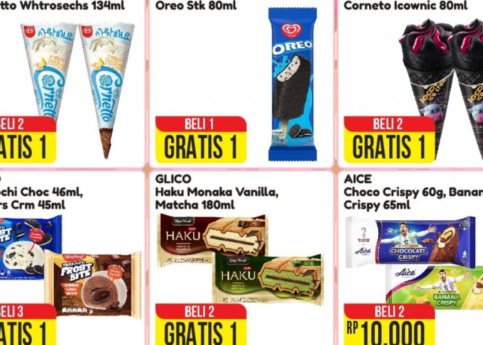 Ice Cream Fair Alfamart Hadir Lagi, Borong Camilan Enak Bikin Mood Naik Saat Cuaca Panas