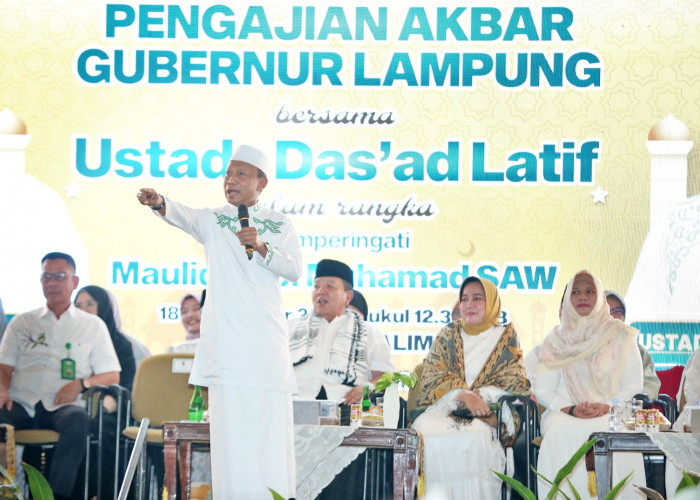 Ribuan Masyarakat Ikuti Pengajian Akbar Bersama Ustadz Das'ad Latif