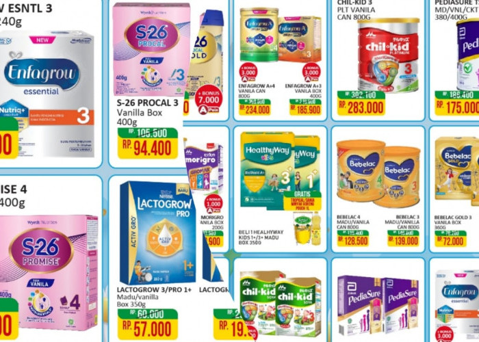 Promo Alfamart Untuk Kebutuhan Susu si Kecil, Cek Katalog Lengkapnya