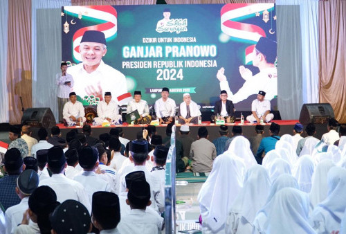 Ribuan Santri di Lampung Hadiri Zikir Akbar Jelang Peringatan HUT RI Ke-77 