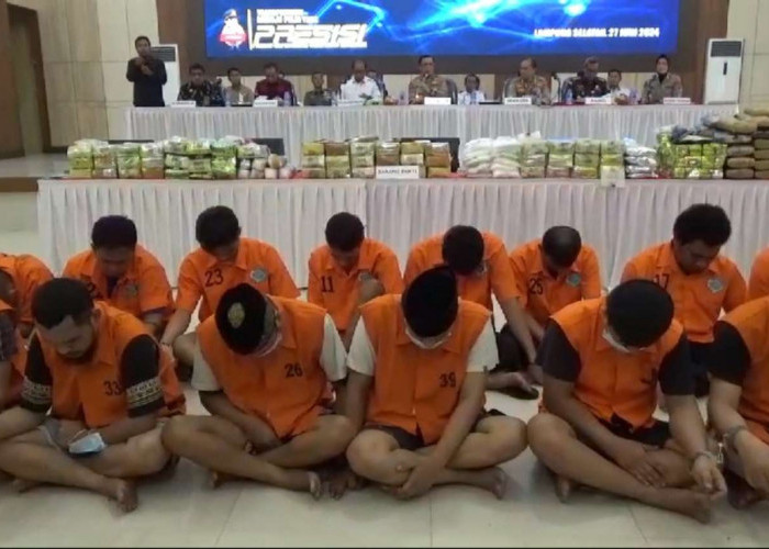 4 Jaringan Narkoba dengan 49 Pelaku Diamankan