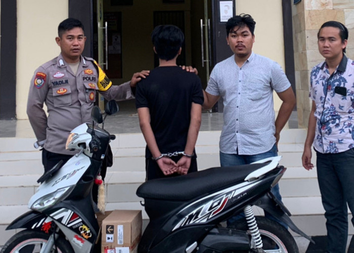 Pemuda 18 Tahun Ditangkap, Terlibat 10 Kasus Curanmor dan Tipu Gelap   