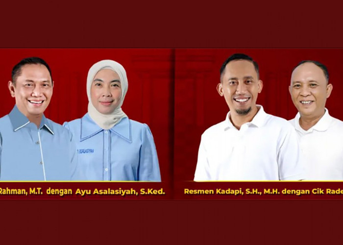 Ketat! Resmen - Cik Raden 46,20 Persen, Ali - Ayu 45,80 Persen