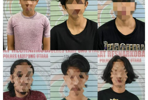 Satnarkoba Gulung Enam Tersangka Penyalahgunaan Narkoba