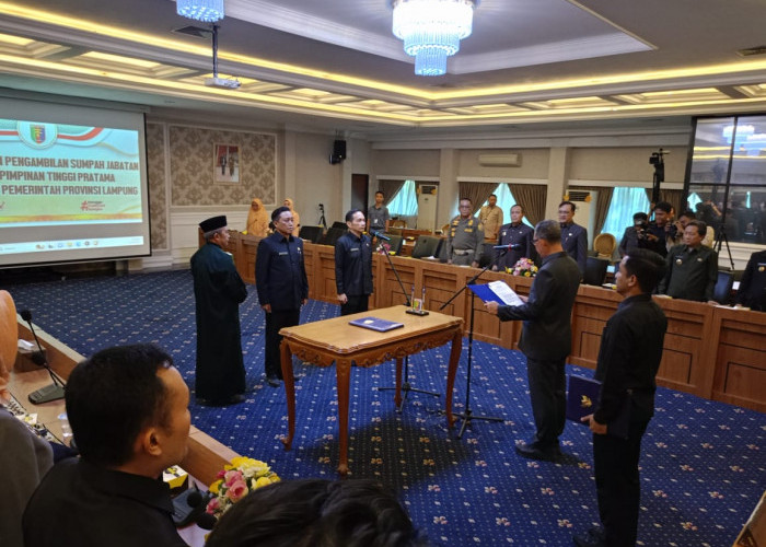 Akhirnya, Kepala Dinas ESDM Lampung Definitif Dilantik