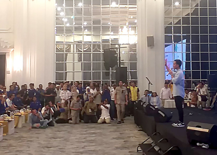 Bertemu Kader Koalisi Lampung, Gibran Yakin Menang Satu Putaran 