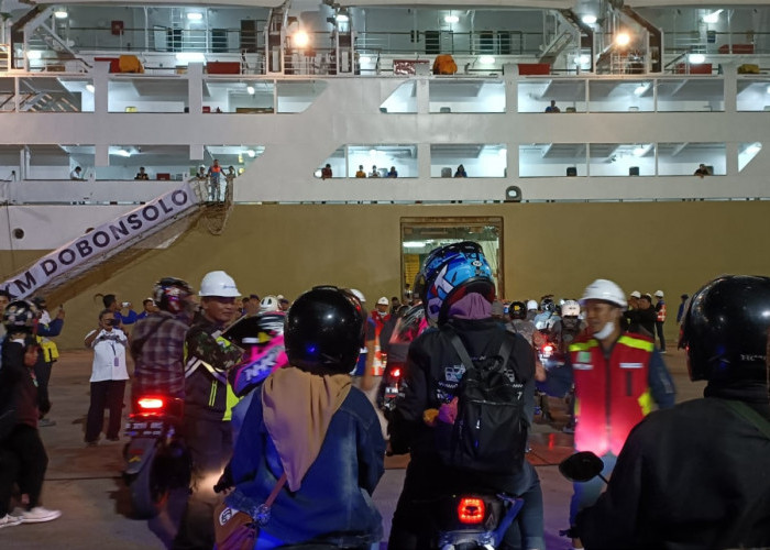 Trip Pertama, 101 Motor Berangkat Dari Pelabuhan Panjang pada Arus Balik 2023