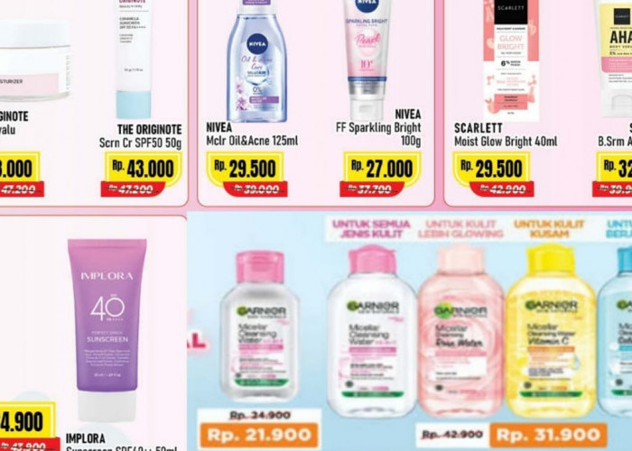Glowing Maksimal Dengan Belanja Murah Skincare Berkualitas di Alfamart, Cek Produknya
